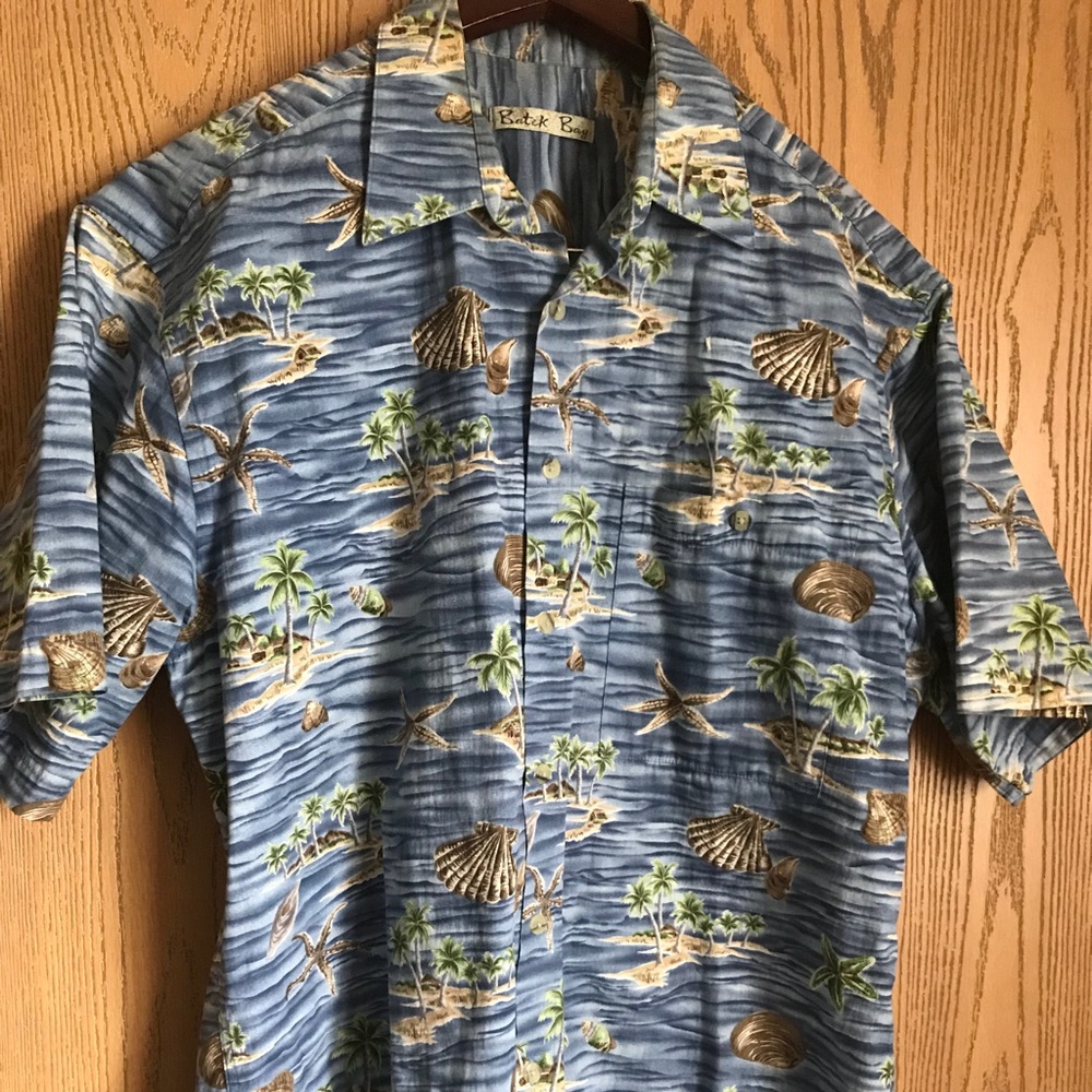 Batick Bay 100% Cotton SS Hawaiian Style Shirt M